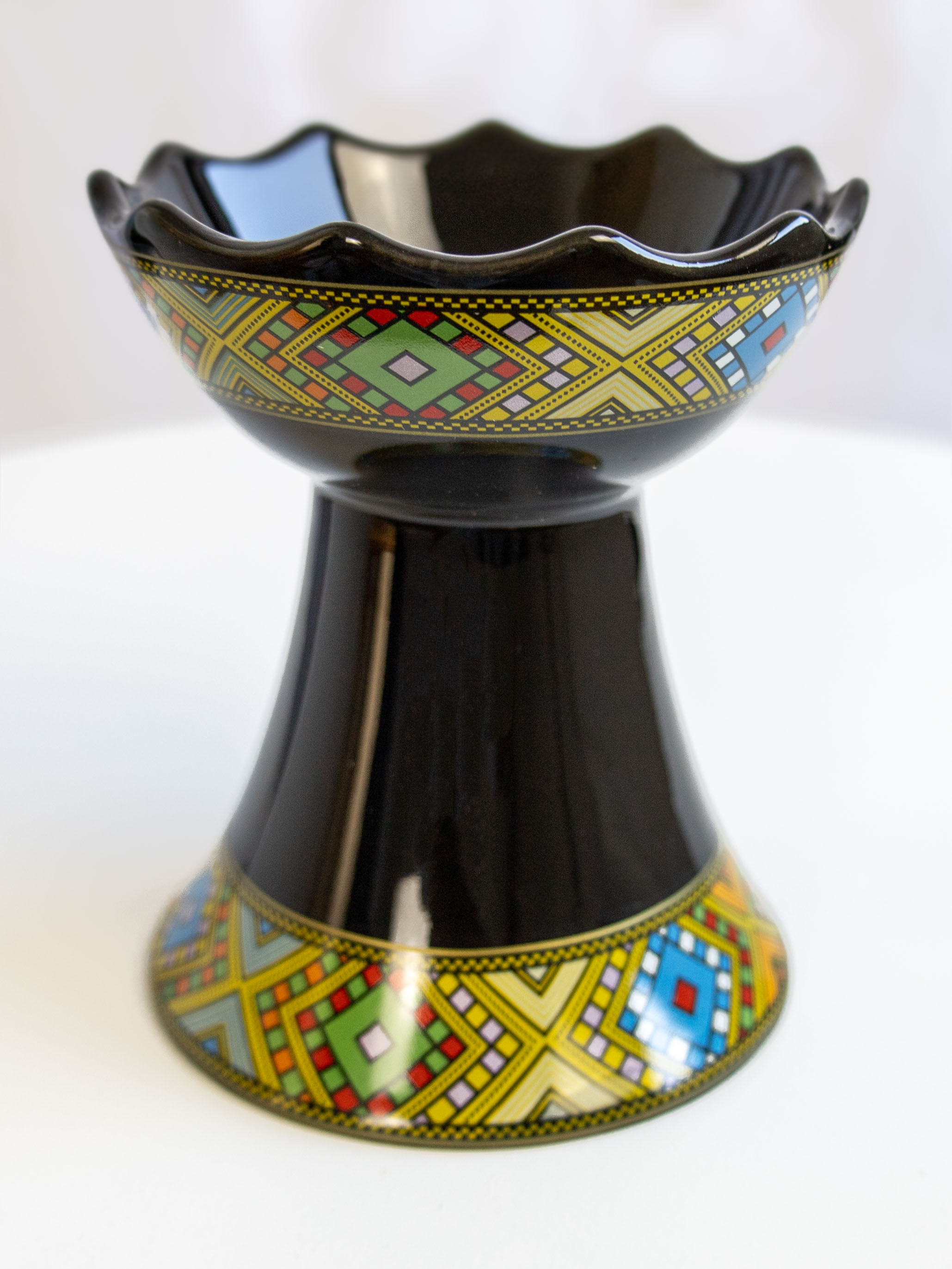 Machesha in Saba und Tilétdesign (für Weihrauch) Große 5"