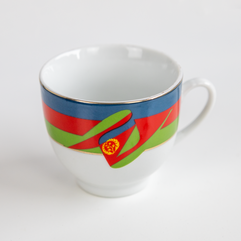 Porzellantassen in Saba, Tilét und Eritreadesign