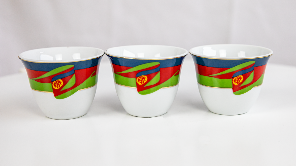 Porzellantassen eritreisches Design