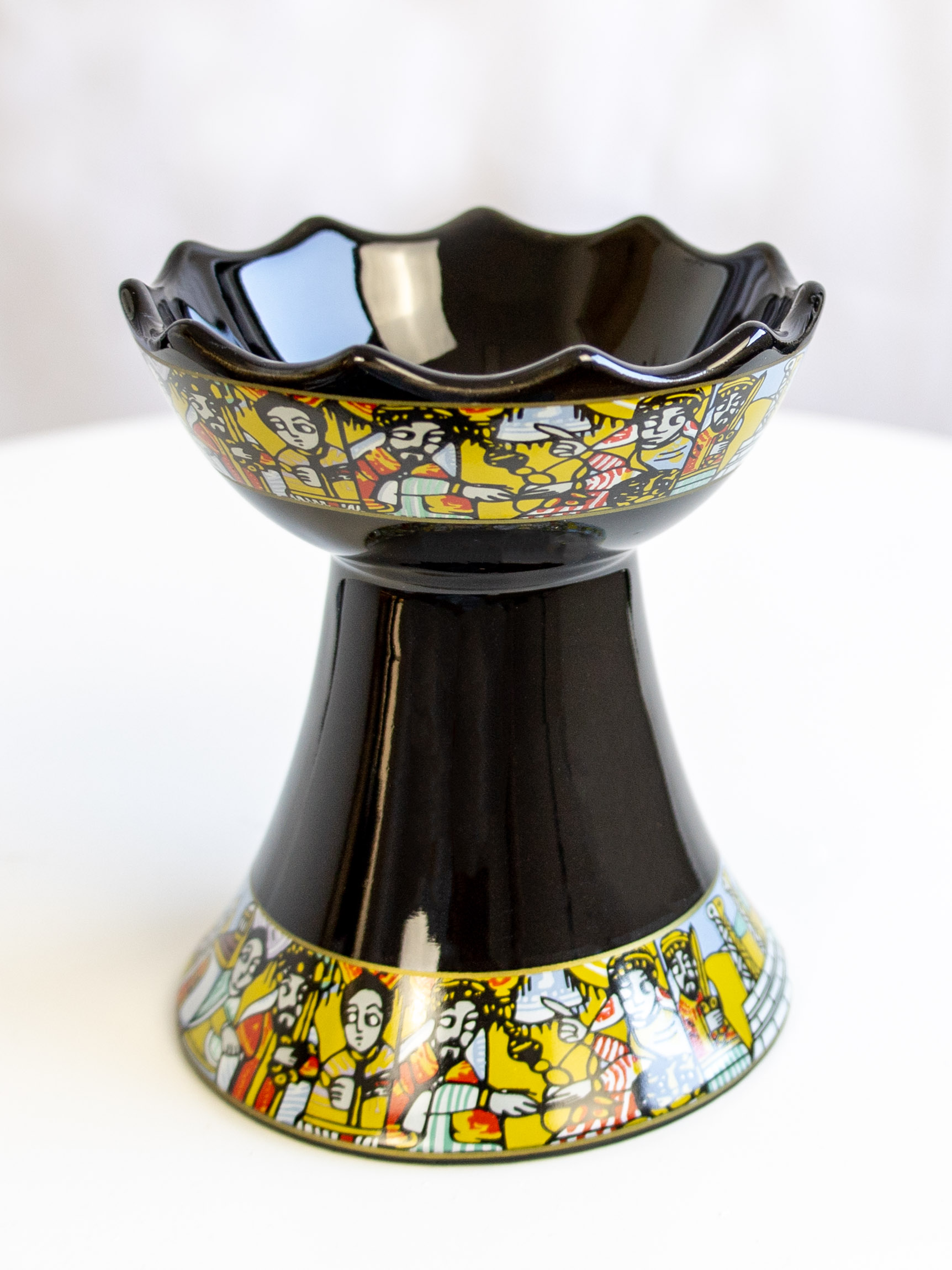 Machesha in Saba und Tilétdesign (für Weihrauch) Große 5"