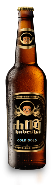 Habesha Bier ሀበሻ ቢራ Cold Gold Flasche 33cl - Lieferung nur nach Absprache möglich
